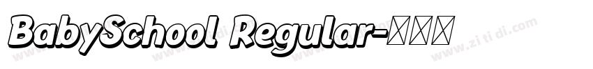 BabySchool Regular字体转换